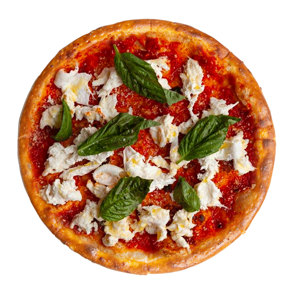 Pizza Margherita con Burratina